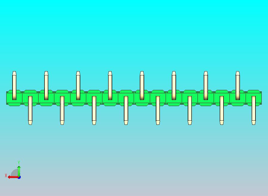 DS1022彩色排针 绿色 16引脚 100密耳 SMT R2 版本1.0.zip