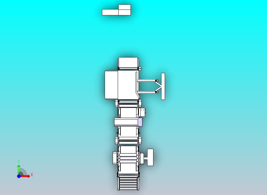 金属探测输送带行李安检机3D图纸 CATIA设计