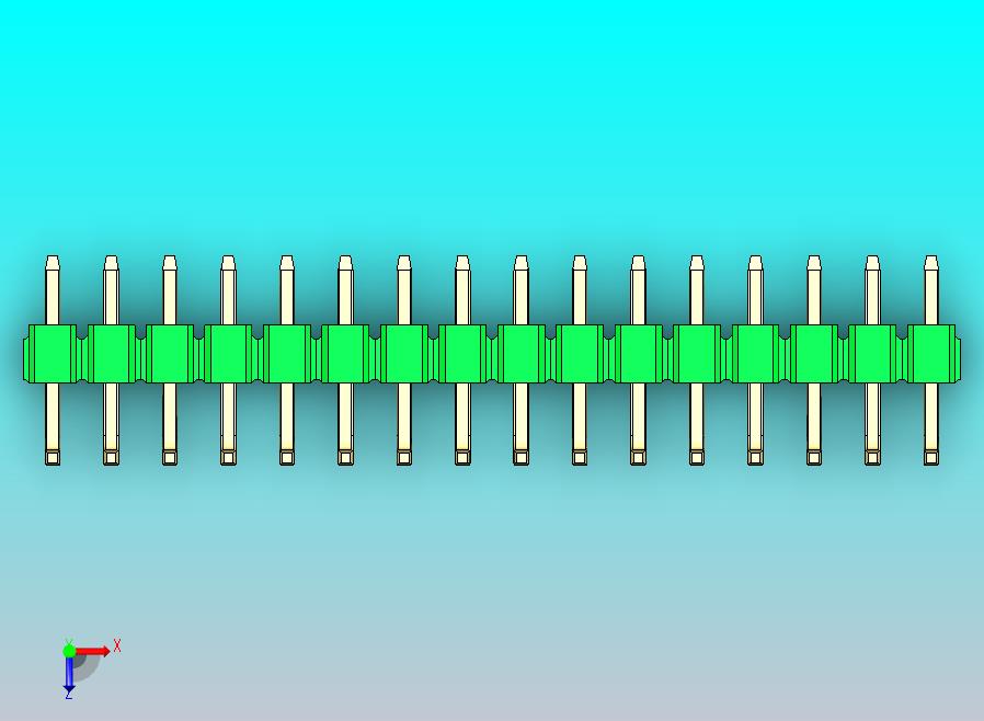 DS1022彩色排针 绿色 16针 100mil 类型U 版本1.0.zip