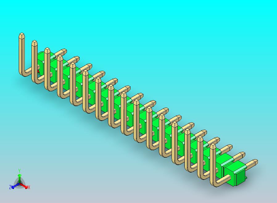 DS1022彩色排针 绿色 16针 100mil 类型U 版本1.0.zip