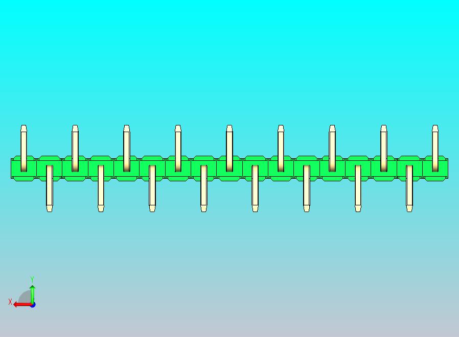 DS1022彩色排针 绿色 17P 100密 类型 SMT R1 版本1.0.zip