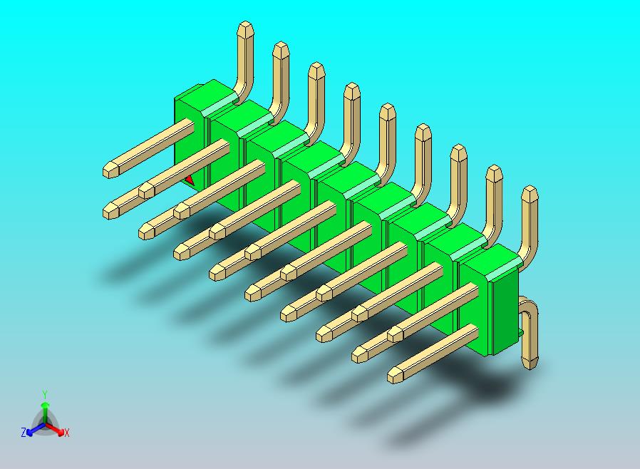 DS1022彩色排针 绿色 18P 100mil 类型SMT 版本1.0.zip
