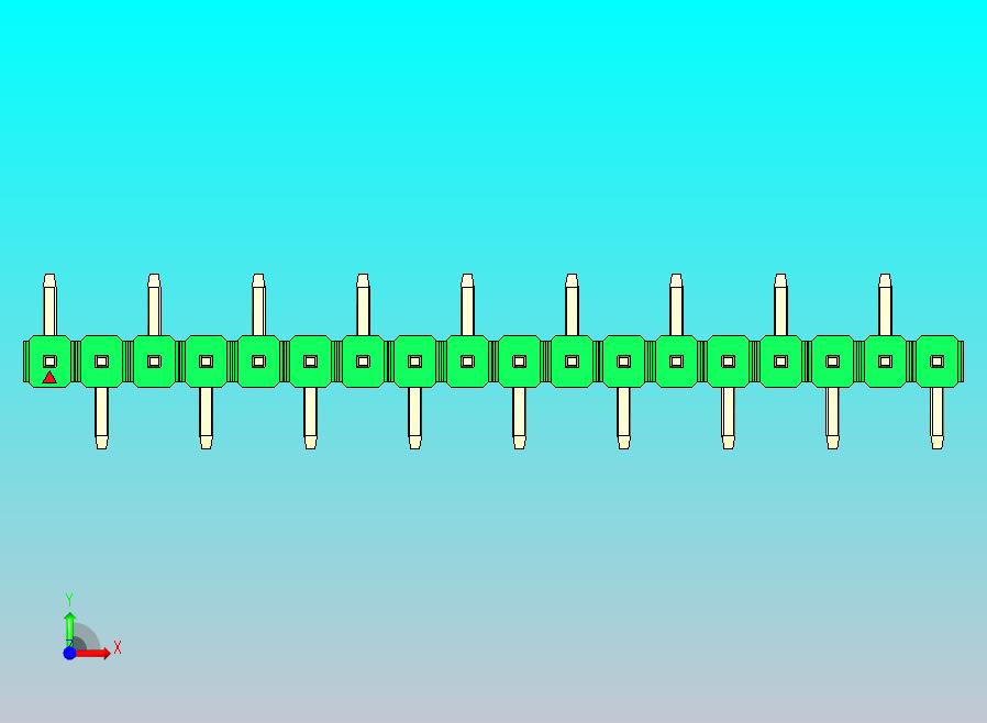 DS1022彩色排针 绿色 18脚 100密耳 类型 SMT R1 版本1.0.zip