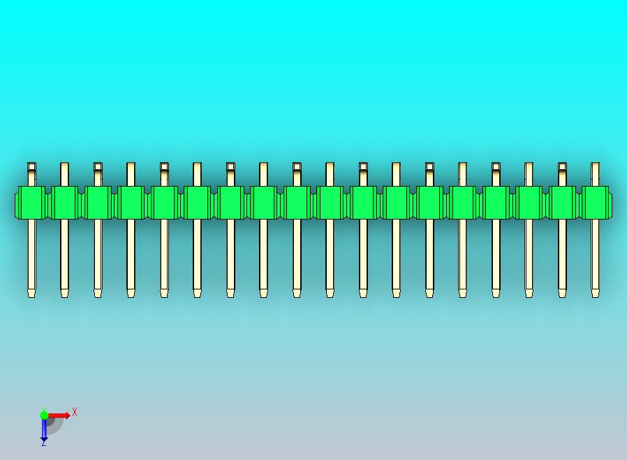 DS1022彩色排针 绿色 18脚 100密耳 类型 SMT R1 版本1.0.zip