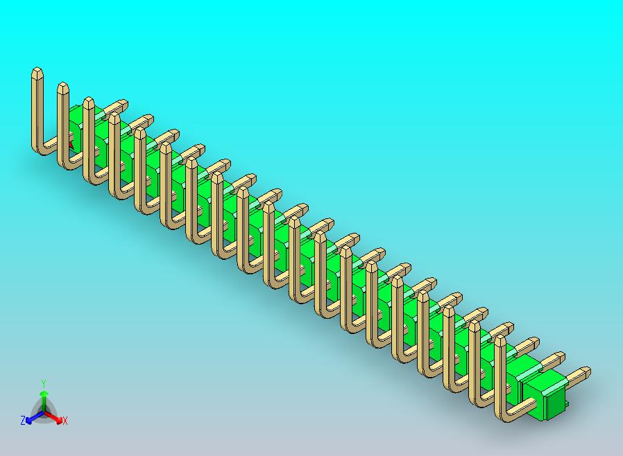 DS1022彩色排针 绿色 19P 100mil 类型U 版本1.0.zip