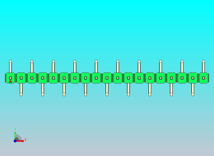 DS1022彩色排针 绿色 19P 100毫 100mil 类型 SMT R1 版本1.0.zip