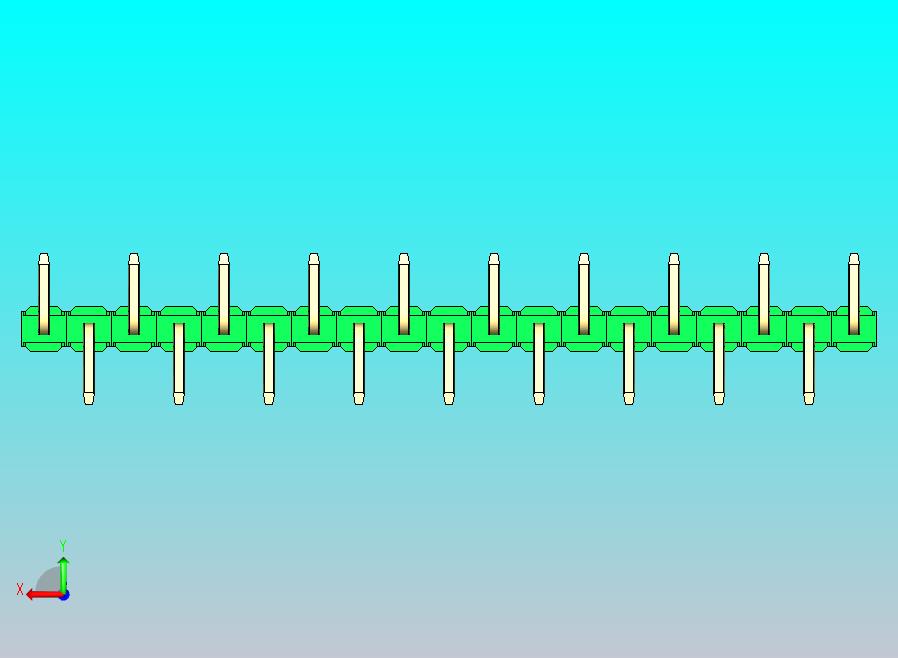 DS1022彩色排针 绿色 19P 100毫 100mil 类型 SMT R1 版本1.0.zip