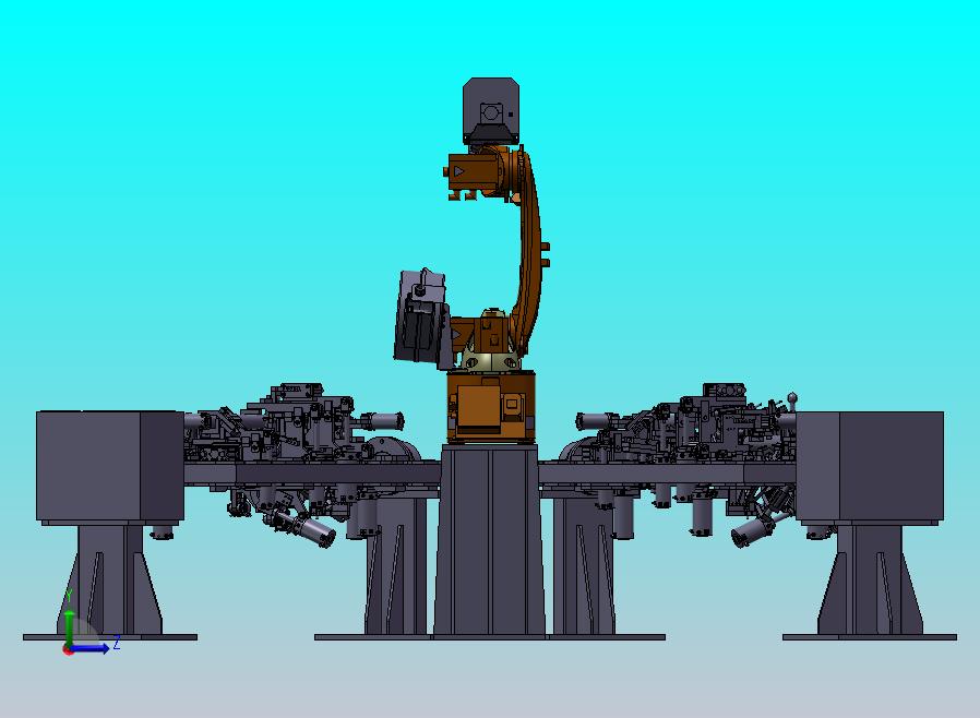 汽车仪表板骨架总成机器人弧焊焊装工作站