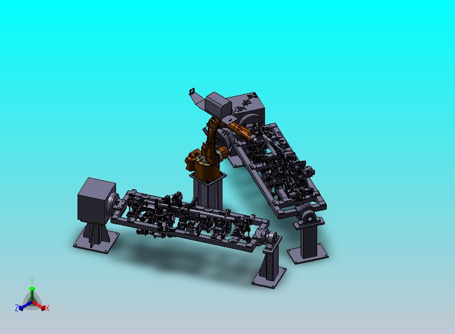 汽车仪表板骨架总成机器人弧焊焊装工作站