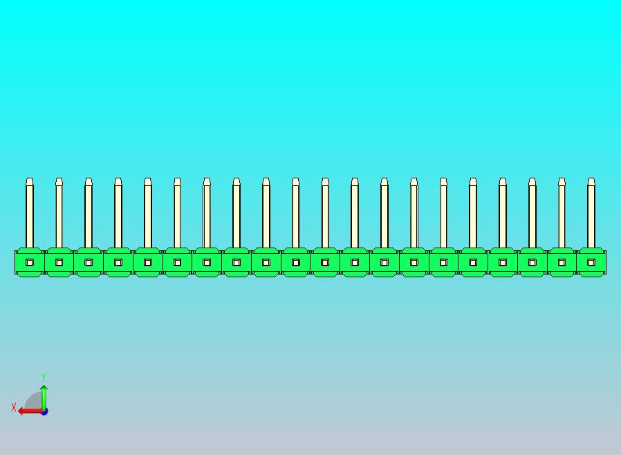 DS1022彩色排针 绿色 20P 100密尔 类型U 版本1.0.zip