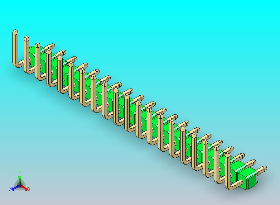 DS1022彩色排针 绿色 20P 100密尔 类型U 版本1.0.zip