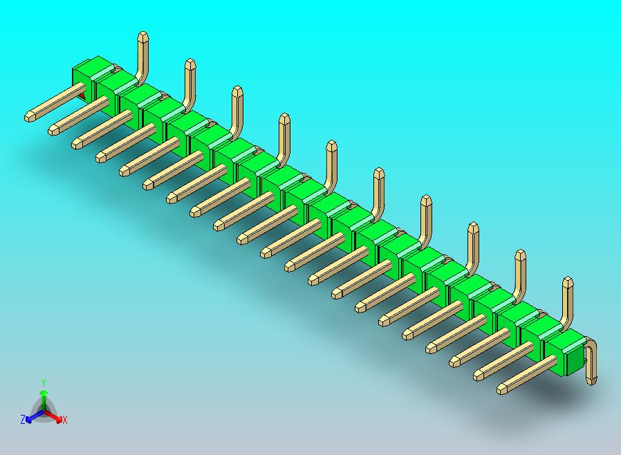 DS1022彩色排针 绿色 21P 100mil 类型 SMT R2 版本1.0.zip