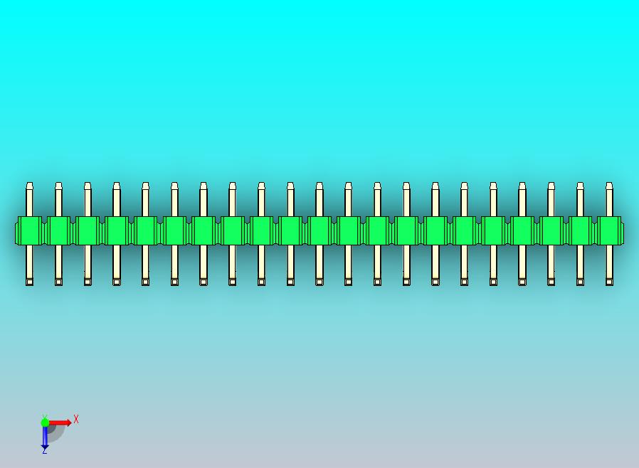DS1022彩色排针 绿色 21p 100mil 类型U 版本1.0.zip