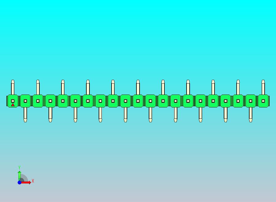DS1022彩色排针 绿色 21引脚 100密尔 类型 SMT R1 版本1.0.zip