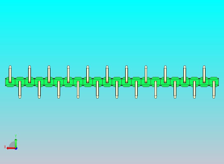 DS1022彩色排针 绿色 22p 100mil SMT 类型 R2 版本1.0.zip