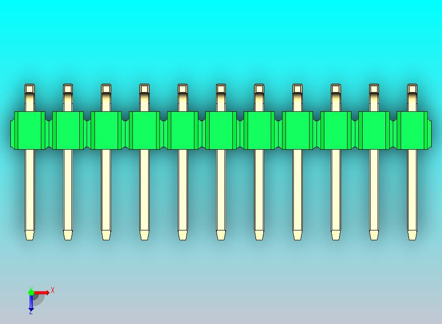 DS1022彩色排针 绿色 22引脚 100mil SMT类型 版本1.0.zip