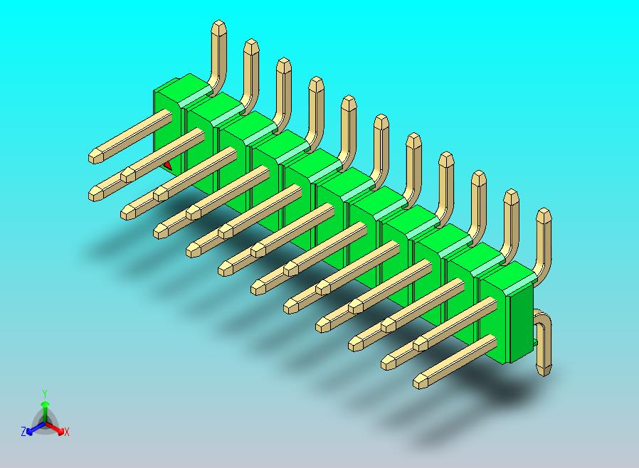 DS1022彩色排针 绿色 22引脚 100mil SMT类型 版本1.0.zip