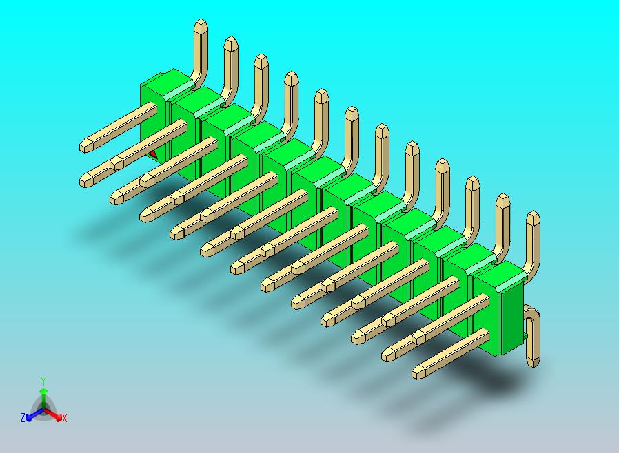 DS1022彩色排针 绿色 24p 100mil 类型SMT 版本1.0.zip