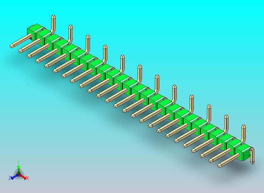 DS1022彩色排针 绿色 25p 100mil SMT 类型 R2 版本1.0.zip