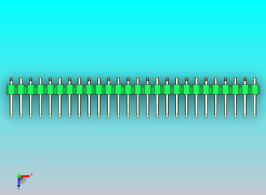 DS1022彩色排针 绿色 26P 100mil SMT 类型 R1 版本1.0.zip
