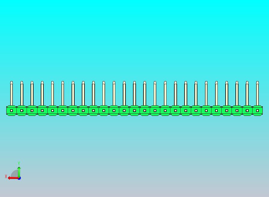 DS1022彩色排针 绿色 25p 100mil 类型U 版本1.0.zip