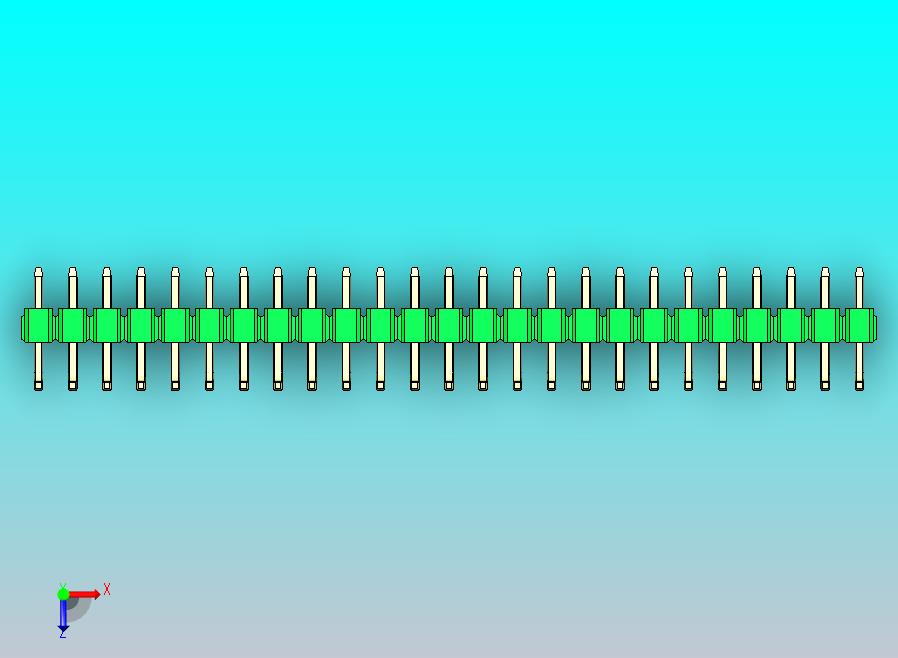 DS1022彩色排针 绿色 25p 100mil 类型U 版本1.0.zip