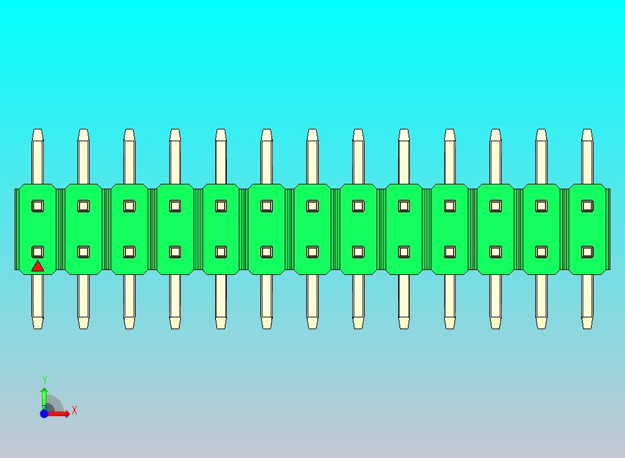 DS1022彩色排针 绿色 26P 100mil SMT 类型 版本1.0.zip