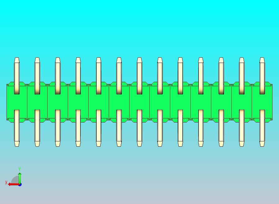 DS1022彩色排针 绿色 26P 100mil SMT 类型 版本1.0.zip