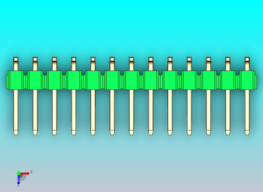 DS1022彩色排针 绿色 26P 100mil SMT 类型 版本1.0.zip