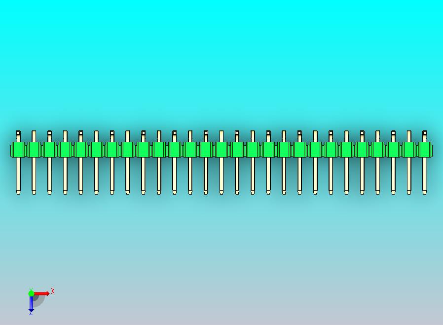 DS1022彩色排针 绿色 27针 100mil 类型 SMT R1 版本1.0.zip