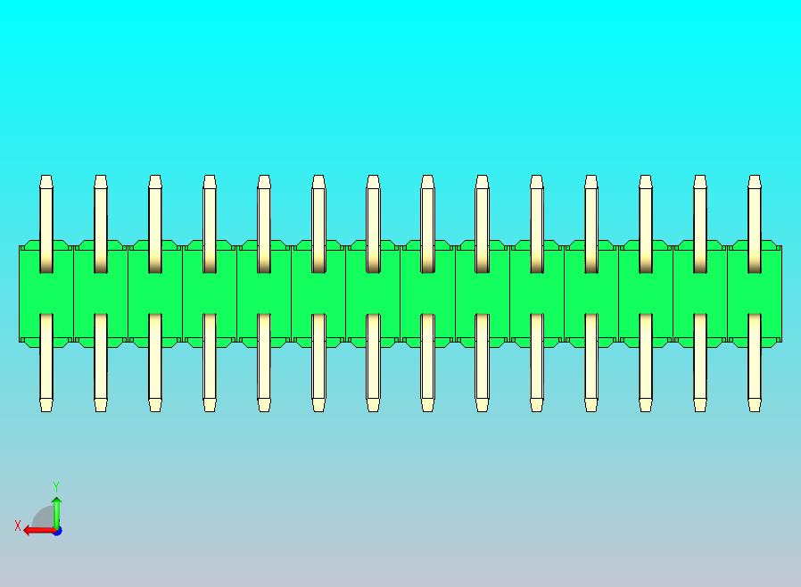 DS1022彩色排针 绿色 28针 100mil SMT 类型 rev1.0.zip