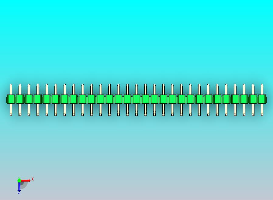 DS1022彩色排针 绿色 29P 100mil 型号U 版本1.0.zip
