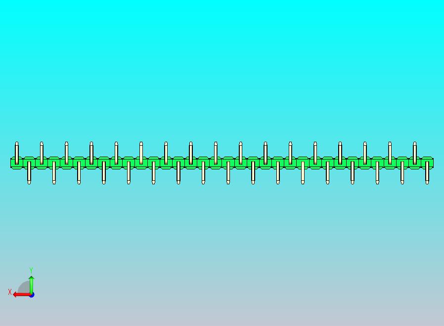 DS1022彩色排针 绿色 34P 100密 间距 SMT R2 版本1.0.zip