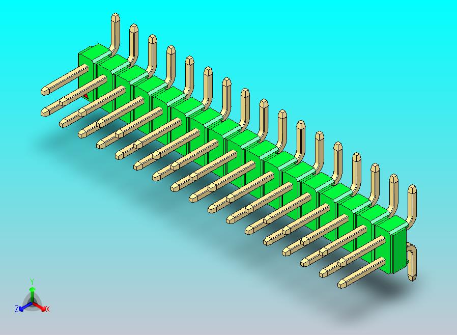 DS1022彩色排针 绿色 34针 100mil 类型SMT 版本1.0.zip