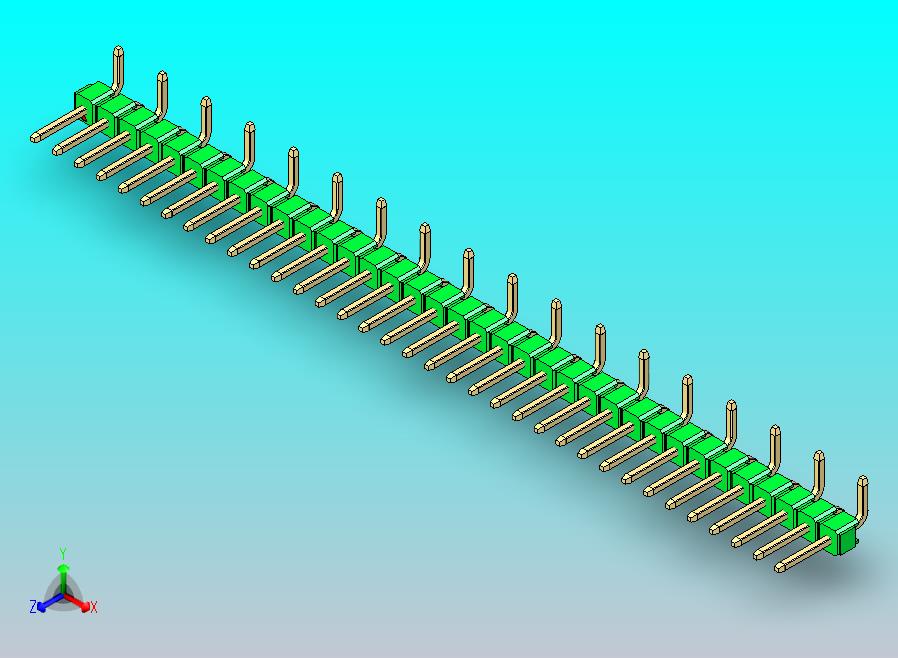 DS1022彩色排针 绿色 35P 100MIL 类型 SMT R1 版本1.0.zip