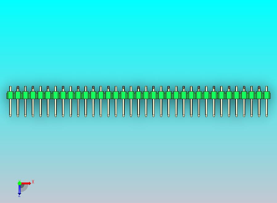 DS1022彩色排针 绿色 35P 100密 间距 SMT R2 版本1.0.zip