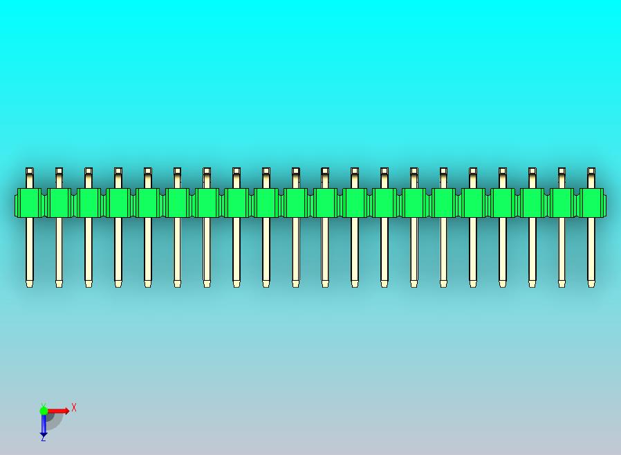 DS1022彩色排针 绿色 40p 100mil 类型SMT 版本1.0.zip