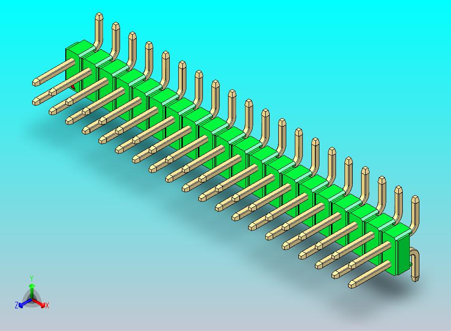 DS1022彩色排针 绿色 40p 100mil 类型SMT 版本1.0.zip