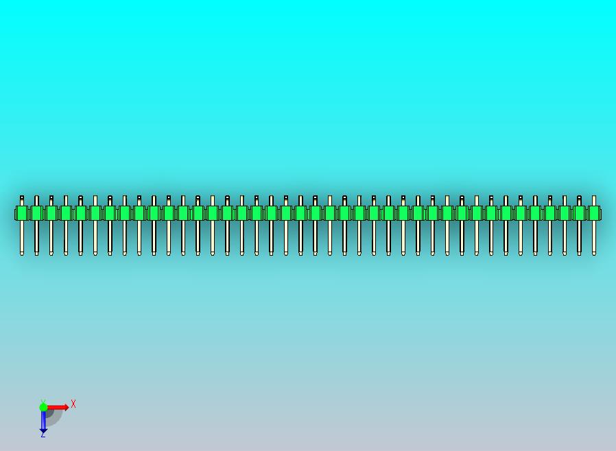 DS1022彩色排针 绿色 40针 100密尔 类型 SMT R1 版本1.0.zip