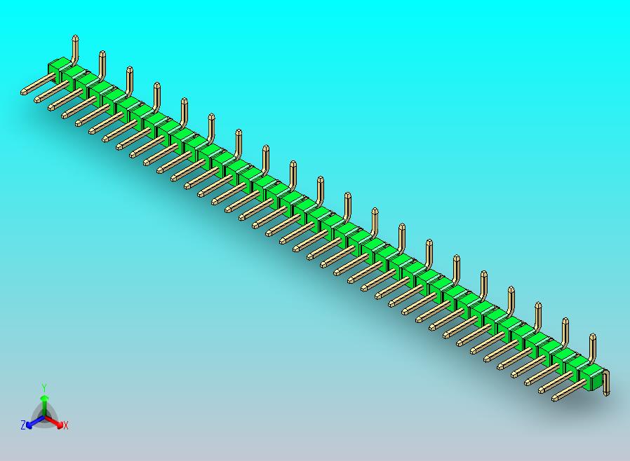 DS1022彩色排针 绿色 40针 100密尔 类型 SMT R1 版本1.0.zip