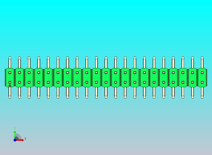 DS1022彩色排针 绿色 42P 100mil 类型SMT 版本1.0.zip