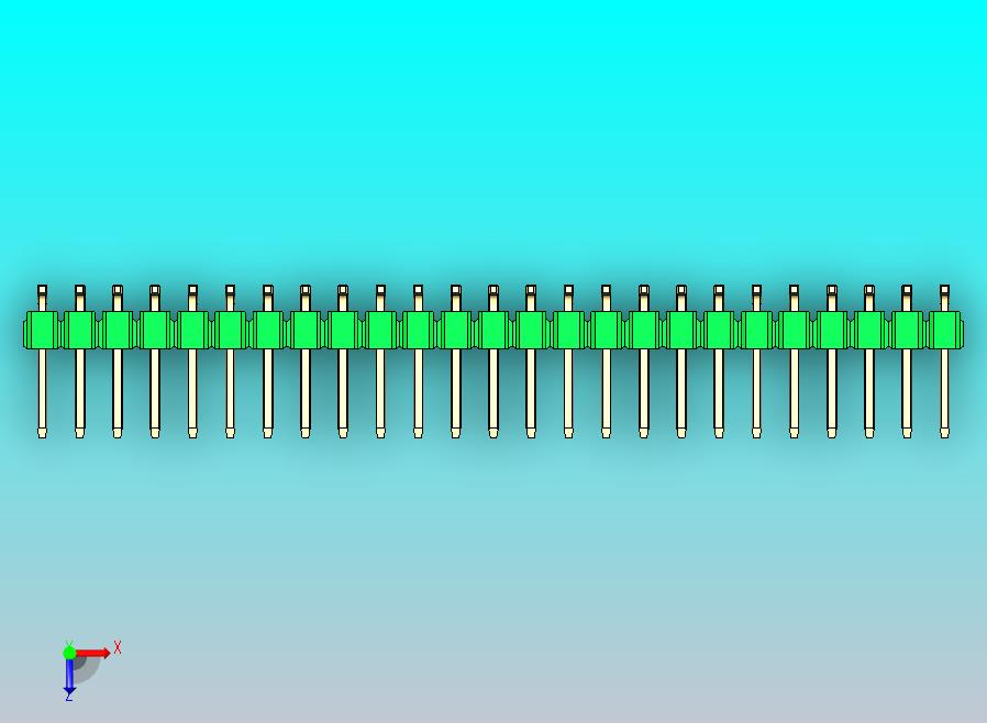 DS1022彩色排针 绿色 50P 100MIL 类型SMT 版本1.0.zip