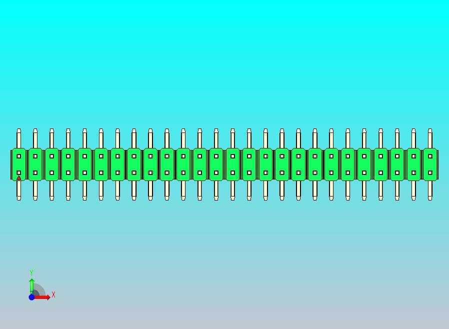 DS1022彩色排针 绿色 52P 100mil 类型SMT 版本1.0.zip