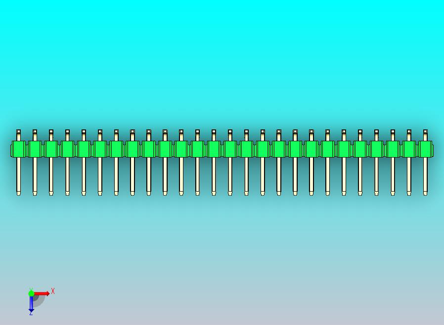 DS1022彩色排针 绿色 52P 100mil 类型SMT 版本1.0.zip