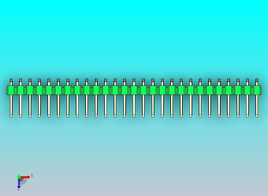 DS1022彩色排针 绿色 54P 100mil 类型SMT 版本1.0.zip
