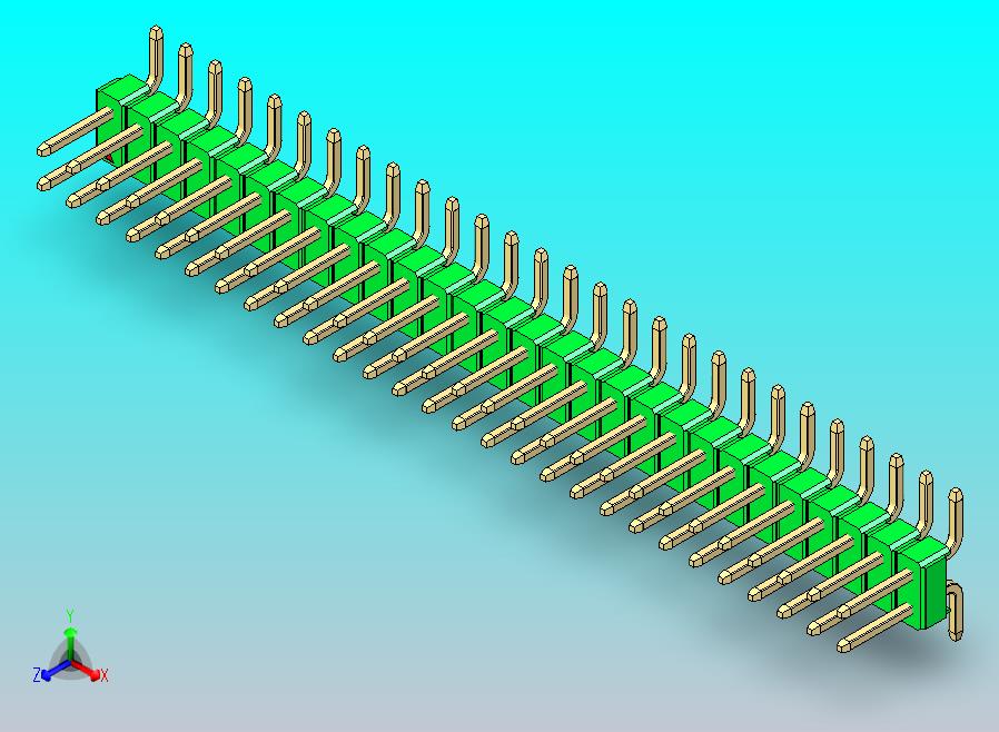 DS1022彩色排针 绿色 56P 100密 透贴SMT 版本1.0.zip