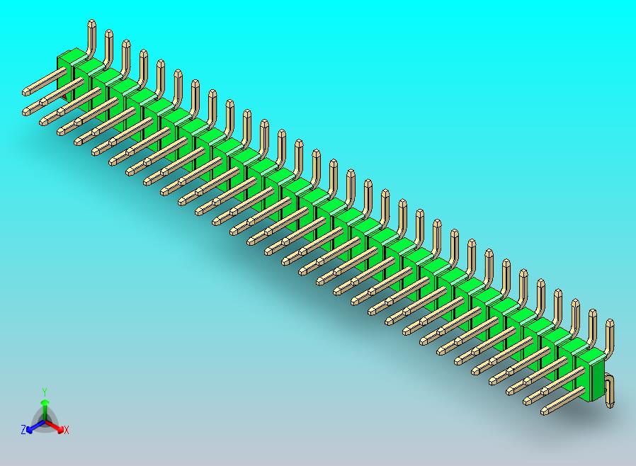 DS1022彩色排针 绿色 62P 100mil 类型SMT 版本1.0.zip