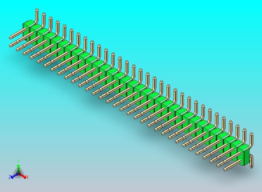 DS1022彩色排针 绿色 64P 100mil 类型SMT 版本1.0.zip
