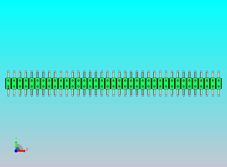 DS1022彩色排针 绿色 74P 100mil SMT类型 版本1.0.zip
