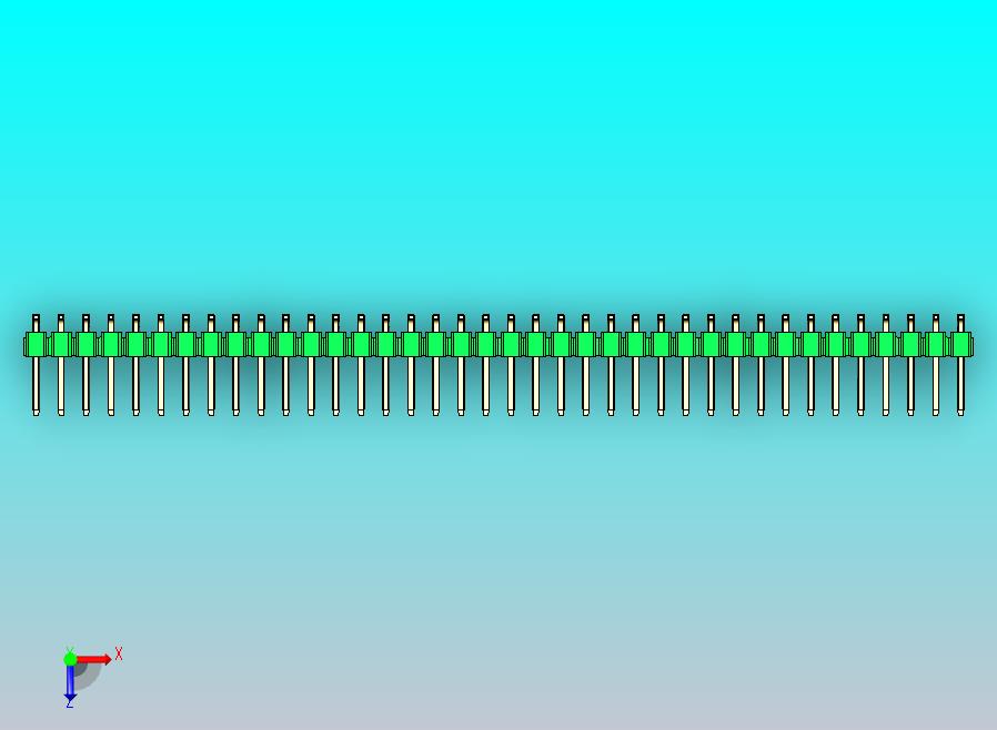 DS1022彩色排针 绿色 76P 100mil 类型SMT 版本1.0.zip
